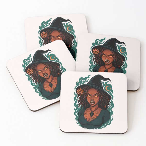 Item preview, Wicca Witch Fangs Tattoos Dark Magic Halloween 2 designed and sold by MythAndMotion.