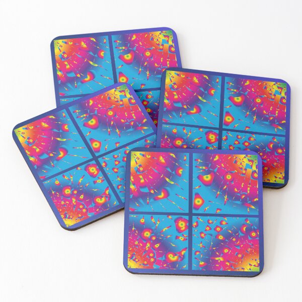 Item preview, Abstract composition of colored lines and shapes designed and sold by ZorianArt.