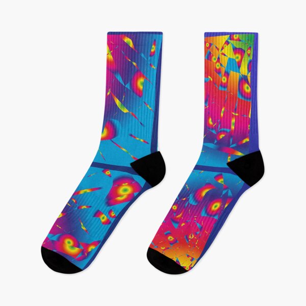 Item preview, Abstract composition of colored lines and shapes designed and sold by ZorianArt.