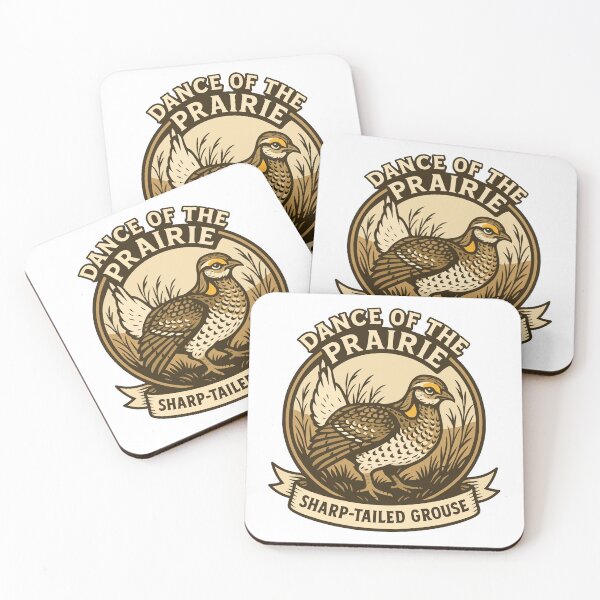 Item preview, Dance of the Prairie – Sharp-Tailed Grouse Design designed and sold by WildlifeInc.
