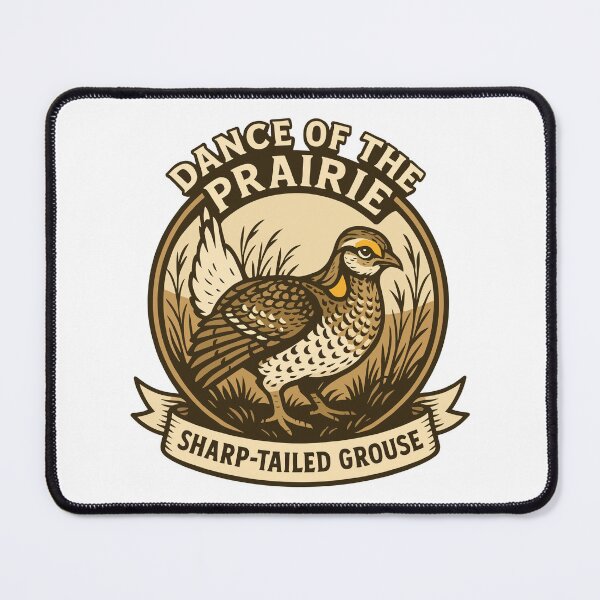 Item preview, Dance of the Prairie – Sharp-Tailed Grouse Design designed and sold by WildlifeInc.