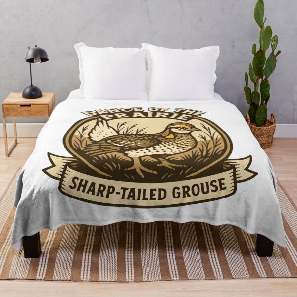 Item preview, Dance of the Prairie – Sharp-Tailed Grouse Design designed and sold by WildlifeInc.