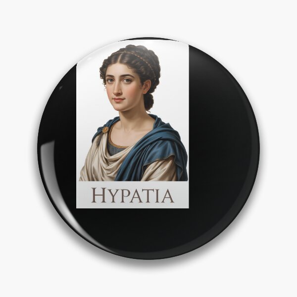 Item preview, Hypatia of Alexandria – Minimal Contemporary Art Tribute to Ancient Wisdom designed and sold by OzzFrequency.