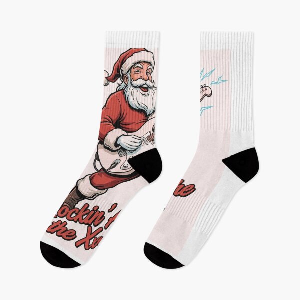 Item preview, Rockin' Santa with Electric Guitar designed and sold by evanelle.designs.