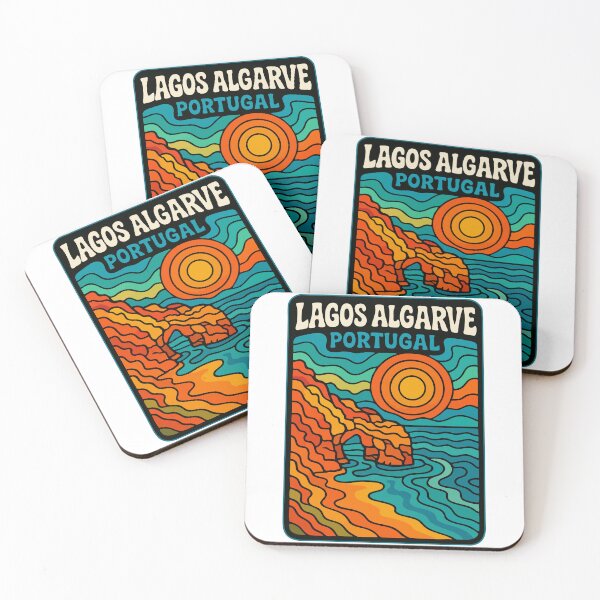 Item preview, Lagos Algarve Retro Trippy Art Travel designed and sold by TomFrontierArt.