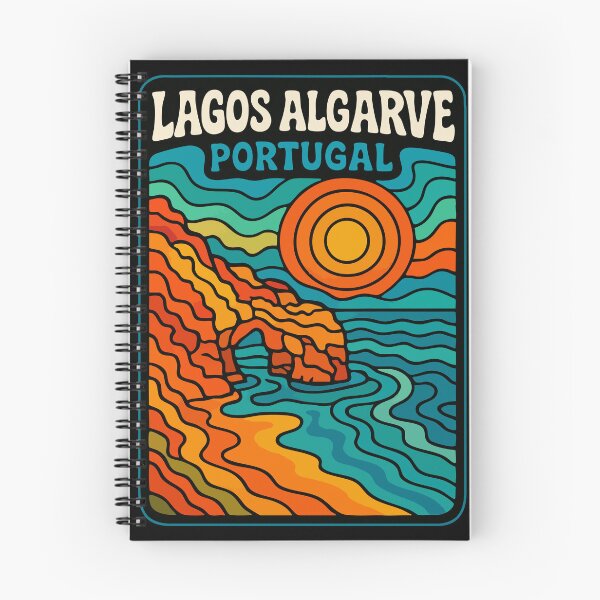 Item preview, Lagos Algarve Retro Trippy Art Travel designed and sold by TomFrontierArt.