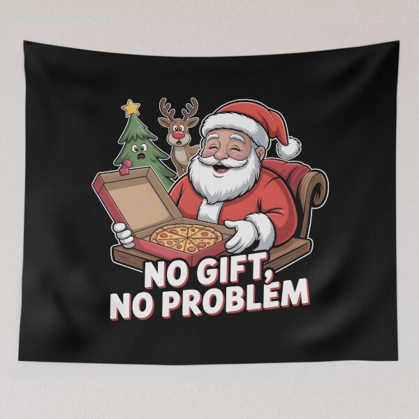 Item preview, No Gift No Problem Funny Santa Christmas Gift T-Shirt designed and sold by Slaw-Creation.