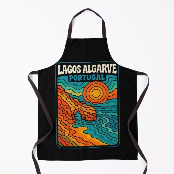 Item preview, Lagos Algarve Retro Trippy Art Travel designed and sold by TomFrontierArt.