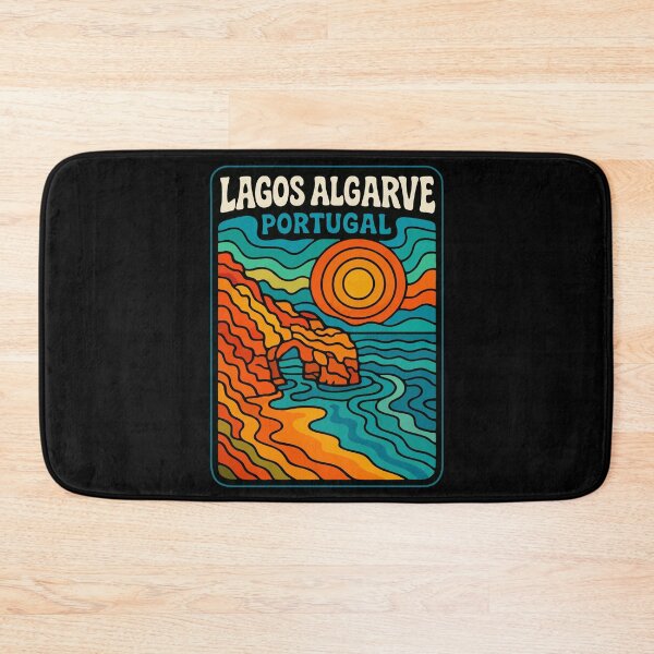 Item preview, Lagos Algarve Retro Trippy Art Travel designed and sold by TomFrontierArt.