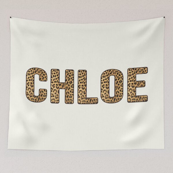 Item preview, Chloe Name Leopard Print designed and sold by Jeallan Designs.