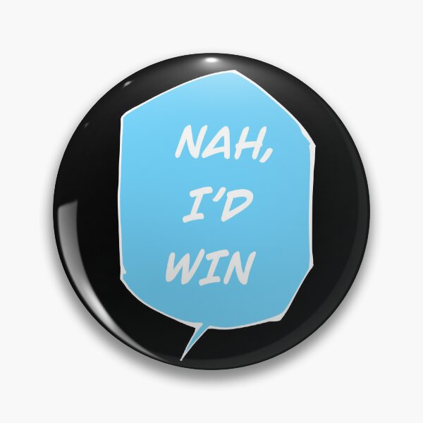 Item preview, BLUE HD of Nah I’d win jjk meme designed and sold by Artbyryuk.