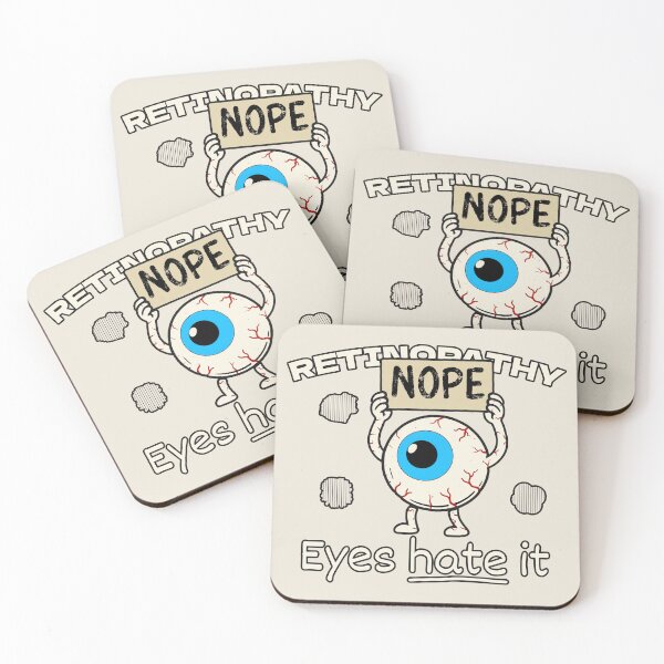 Item preview, Retinopathy Nope – Eyes Hate It designed and sold by Eyepatch-Jacks.