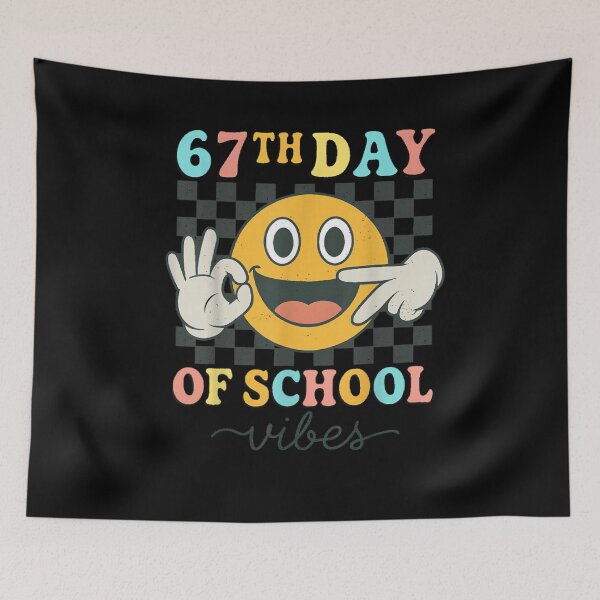 Item preview, Vibras del día 67 de clases 67 Meme Cara sonriente y linda Maestra designed and sold by ArtFunDib.