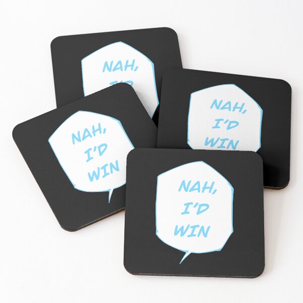 Item preview, BLUE text HD of Nah I’d win jjk meme designed and sold by Artbyryuk.