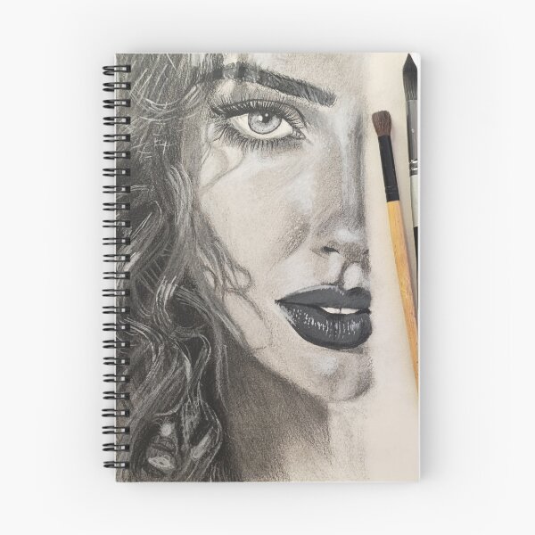 Item preview, Charcoal Portrait Art T-Shirt – Elegant Gift for Artists, Birthdays & Art Lovers designed and sold by JA-1994.