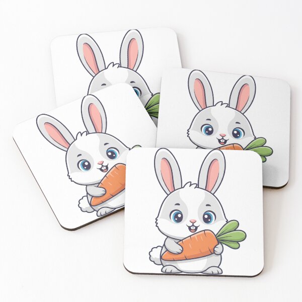 Item preview, Carrot A Day Keeps A Doctor Away, Cute Bunny Rabbit designed and sold by The-Tiny-Canvas.