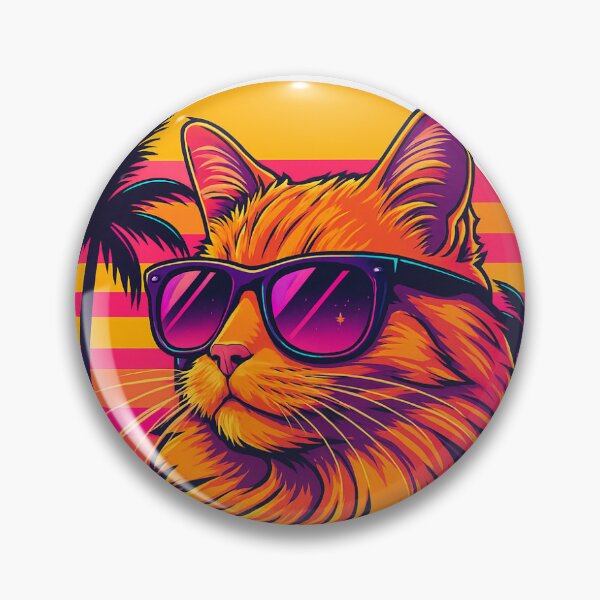 Item preview, Synthwave Orange Cat designed and sold by SFSean.