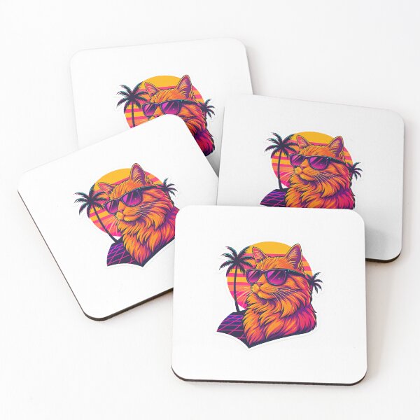 Item preview, Synthwave Orange Cat designed and sold by SFSean.