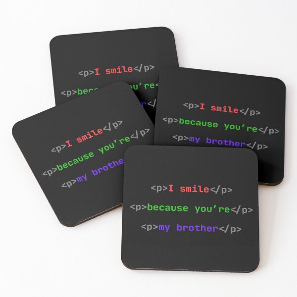 Item preview, I Smile Because You're My Brother designed and sold by LadyInEverGreen.