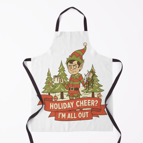 Item preview, Grumpy Elf Holiday Cheer? I'm All Out - Funny Christmas Design. designed and sold by jheinart.
