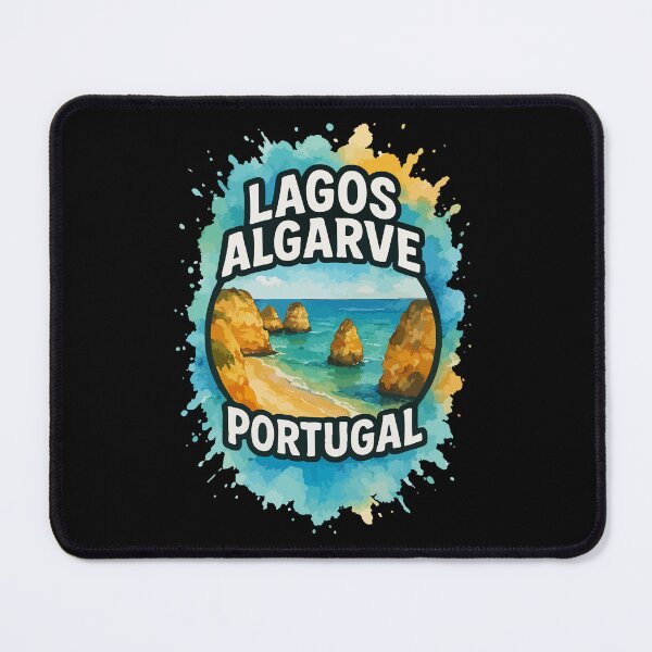Item preview, Lagos Algarve Portugal Watercolor Travel designed and sold by TomFrontierArt.