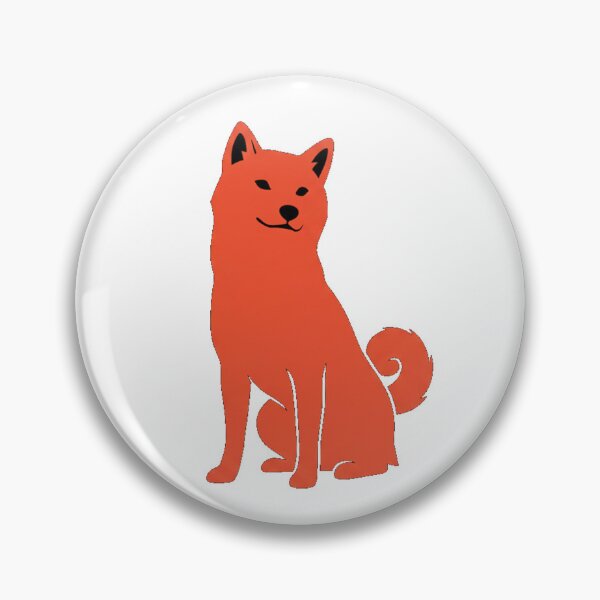 Item preview, Minimalist Shiba Inu silhouette | Japanese dog breed on a black background | Cute kawaii dog design designed and sold by DarkNight9.