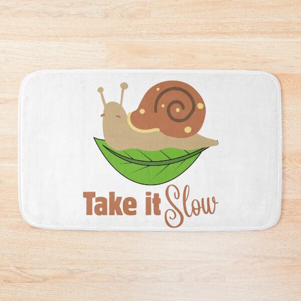 Item preview, Take It Slow – Gentle Reminder Mental Health Sticker designed and sold by VibranPalette.