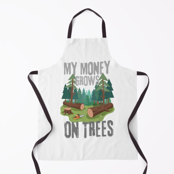 Item preview, My Money Grows On Trees - Funny Logger & Lumberjack T-Shirt designed and sold by FeriVibe.