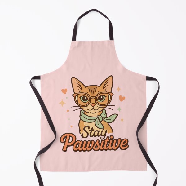 Item preview, Stay Pawsitive Classy Cat Tee – Minimalist Positive Energy Shirt designed and sold by WhiskerlyGfx.