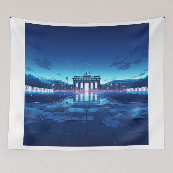 Item preview, Neon Nights at Brandenburg Gate designed and sold by Christian Weiss.