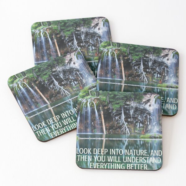 Item preview, Waterfall Quotation (Albert Einstein #1) designed and sold by Rachel Jeffrey.