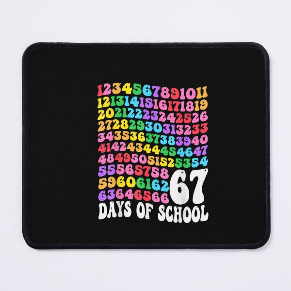 Item preview, 67th Day of School Teacher Kids 67 Math Numbers 100th Days designed and sold by ArtFunDib.
