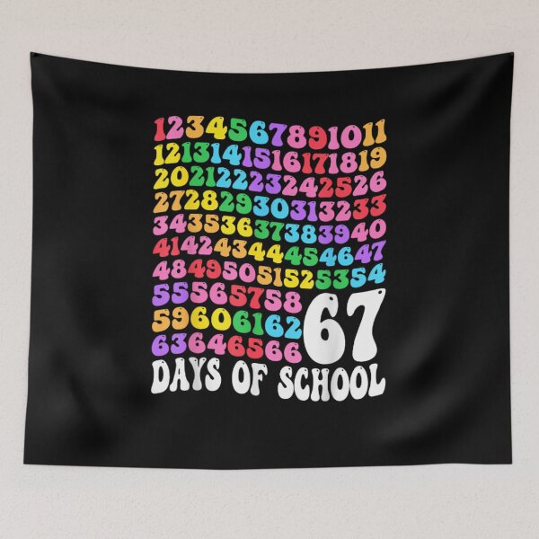 Item preview, Día 67 de clases: Maestros y niños. Números matemáticos: 67. Día 100. designed and sold by ArtFunDib.