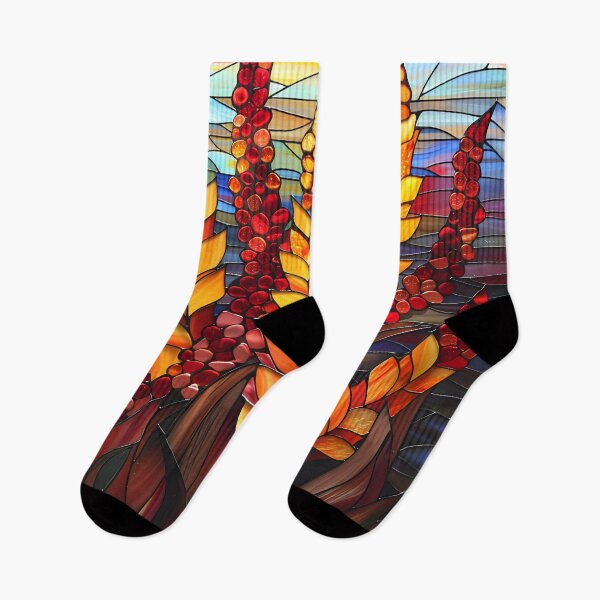 Item preview, Goldenrod in Autumn in Stained Glass  designed and sold by Matt's Artificial Nature.