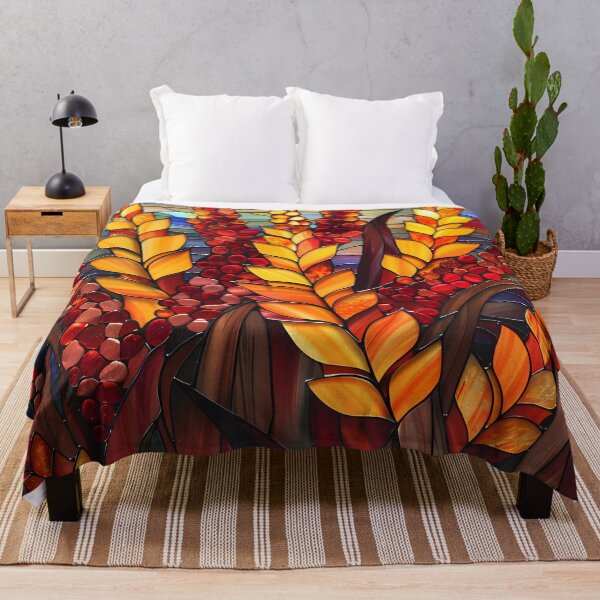 Item preview, Goldenrod in Autumn in Stained Glass designed and sold by Matt's Artificial Nature.