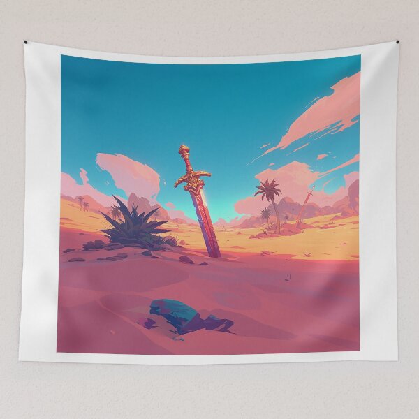 Item preview, Sword of the Blazing Oasis designed and sold by Christian Weiss.