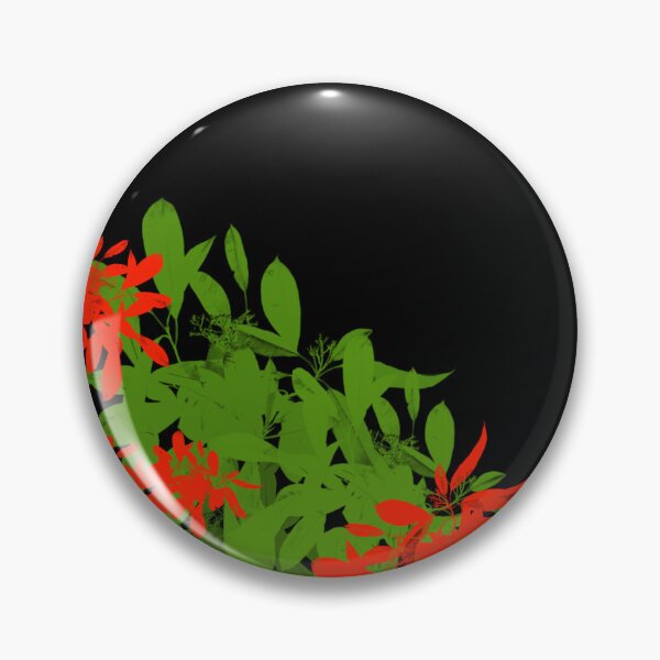 Aperçu de l'œuvre Fleurs rouges – Motif botanique à l'aquarelle créée et vendue par pixelandpine.