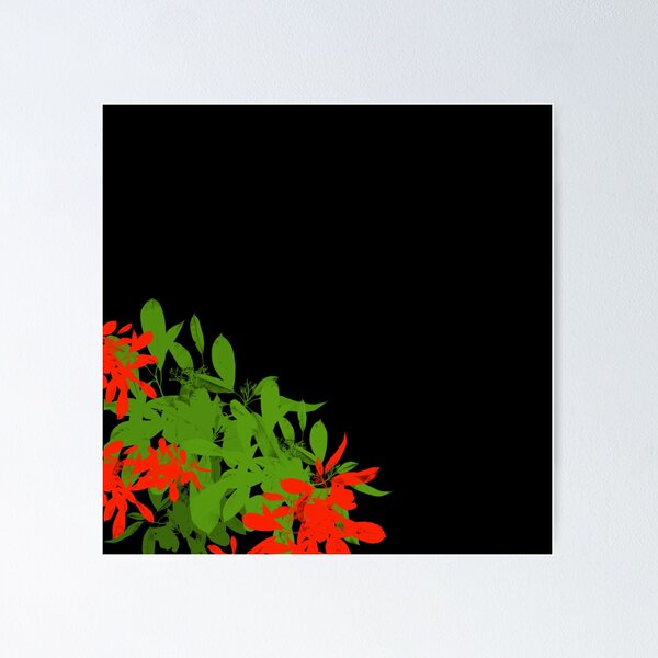 Item preview, Red Blooms – Botanical Watercolor Design designed and sold by pixelandpine.