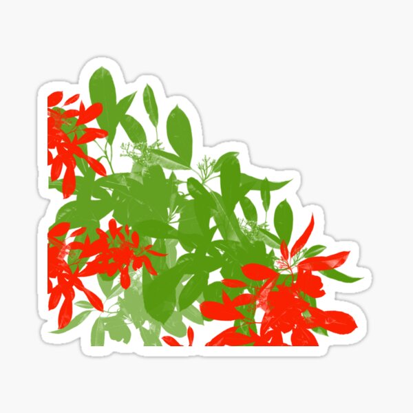 Item preview, Red Blooms – Botanical Watercolor Design designed and sold by pixelandpine.