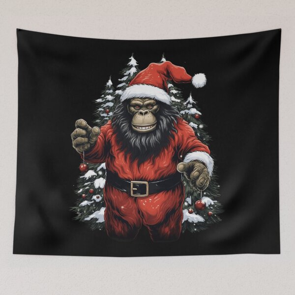 Item preview, Christmas Retro Holiday Christmas Bigfoot Lights Vintage Festive Tree Classic designed and sold by FrankyTepper.
