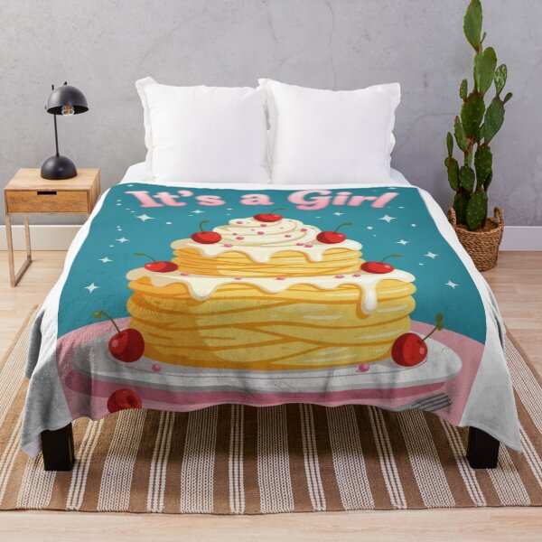 Item preview, It's A Girl Fancy Cake designed and sold by ArtQueen777.