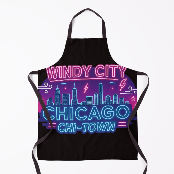 Item preview, Windy City Chicago Neon Sticker designed and sold by Mirkoniart.