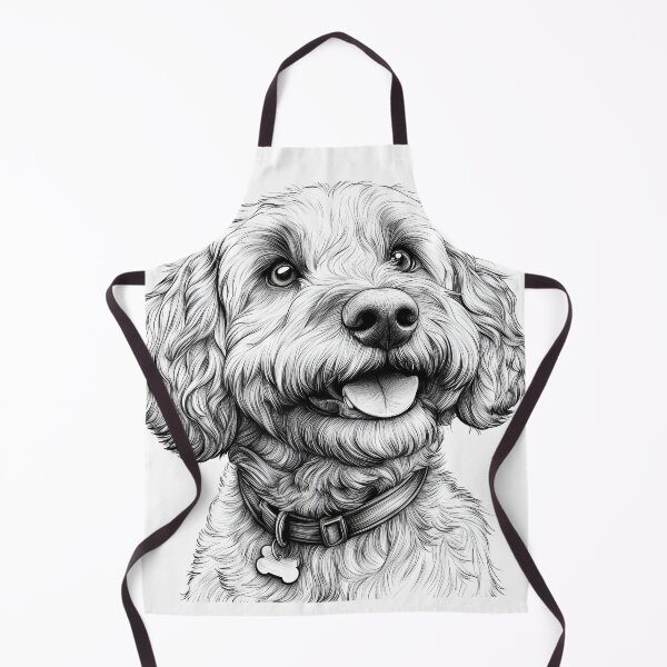 Item preview, Labradoodle Mom Drawing | Realistic Dog Sketch Art for Pet Lovers designed and sold by MyMomentShirt.