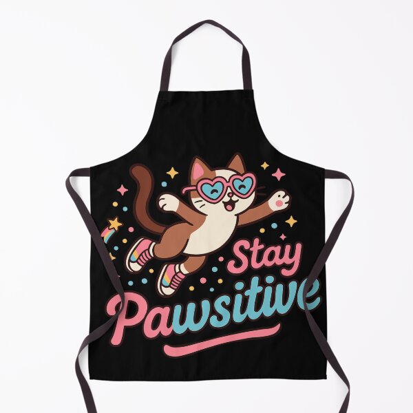 Item preview, Glam Cat Stay Pawsitive Tee – Whiskerly Classy Feminine Positive Top designed and sold by WhiskerlyGfx.
