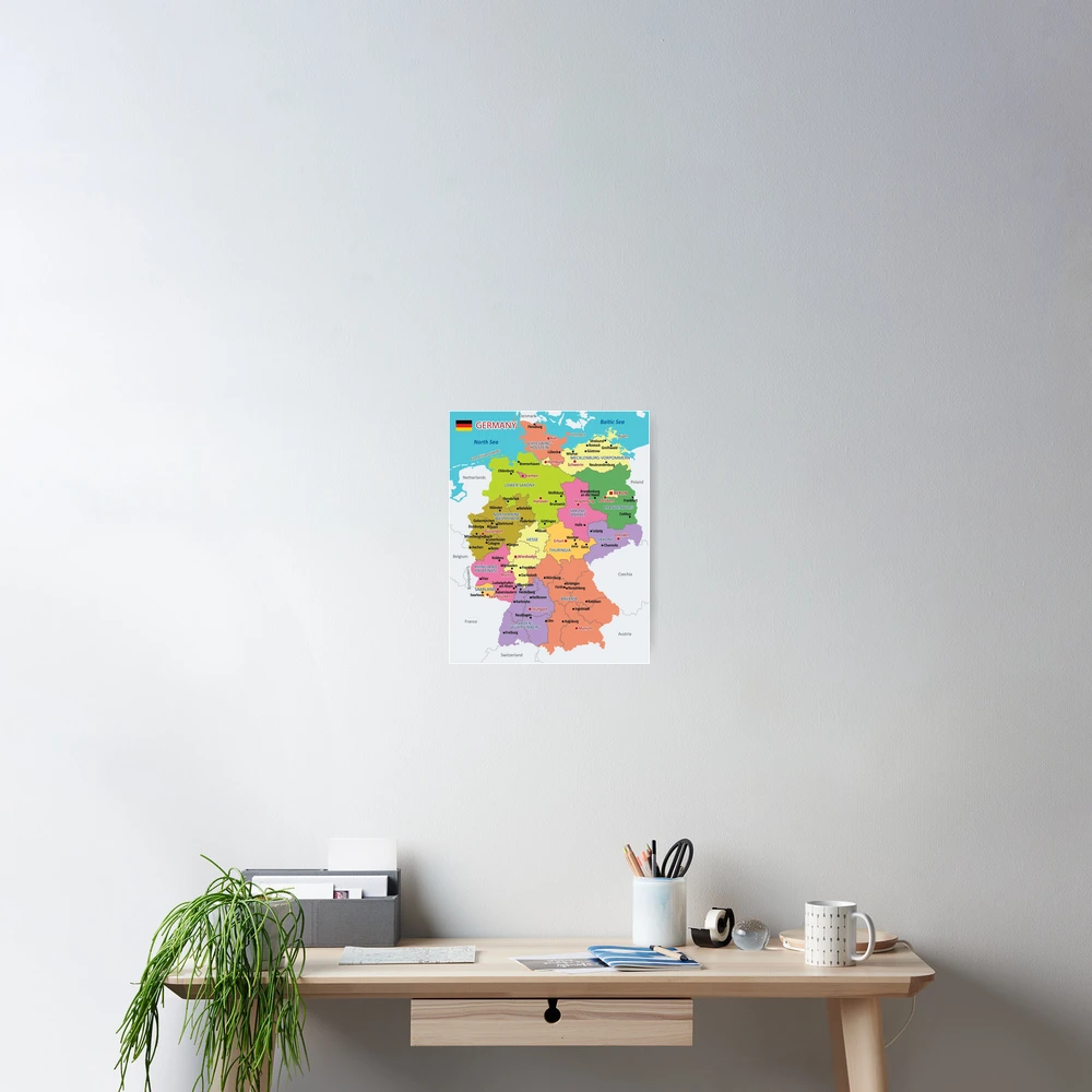 Allemagne Carte - Allemagne Carte, L'allemagne A Une Superficie De 356