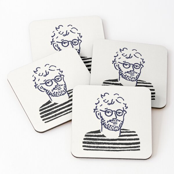 Item preview, Curly Genius Wears Glasses Stripes designed and sold by Venon28.