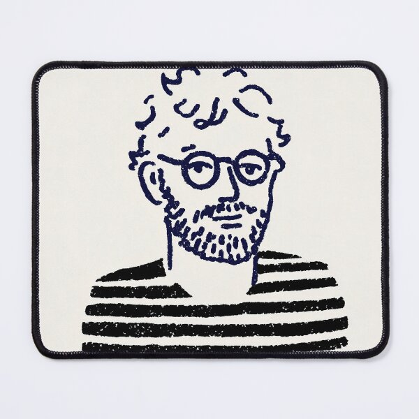 Item preview, Curly Genius Wears Glasses Stripes designed and sold by Venon28.