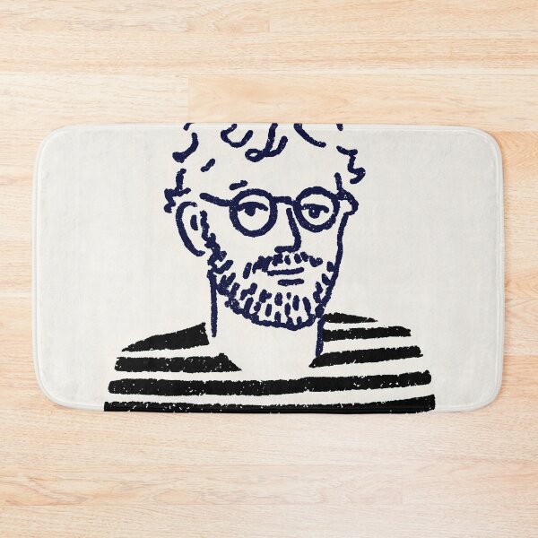 Item preview, Curly Genius Wears Glasses Stripes designed and sold by Venon28.