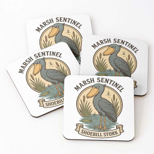 Item preview, Marsh Sentinel Shoebill Stork designed and sold by WildlifeInc.