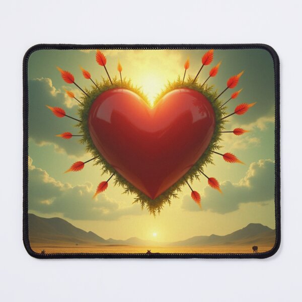 Item preview, Heart of the Savannah – Afrofuturist Sunrise Art designed and sold by Pulse Of Africa.